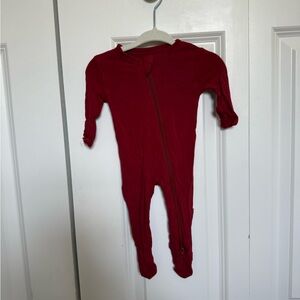 Kyte BABY Red Kids One Piece Footie